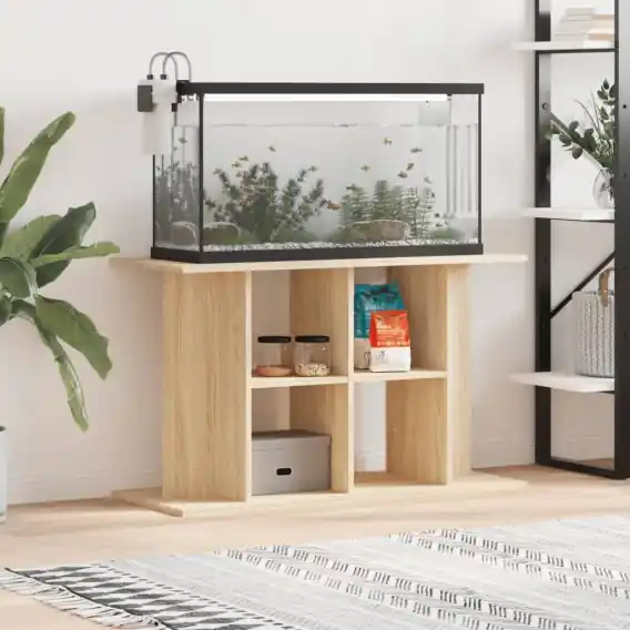 Szafka pod akwarium, dąb sonoma, 100x40x60 cm Lumarko! - Hurtownia wielobranżowa Lumarko Bezpieczna płatność